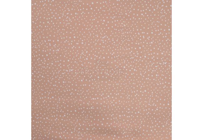 Cotton/EA Jersey - Dots, Dusty Salmon