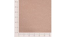 Cotton/EA Jersey - Dots, Dusty Salmon