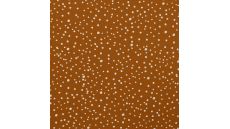 Cotton/EA Jersey - Dots, Caramel
