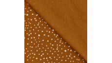 Cotton/EA Jersey - Dots, Caramel
