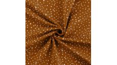 Cotton/EA Jersey - Dots, Caramel