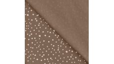 Cotton/EA Jersey - Dots, Taupe