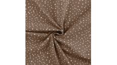 Cotton/EA Jersey - Dots, Taupe