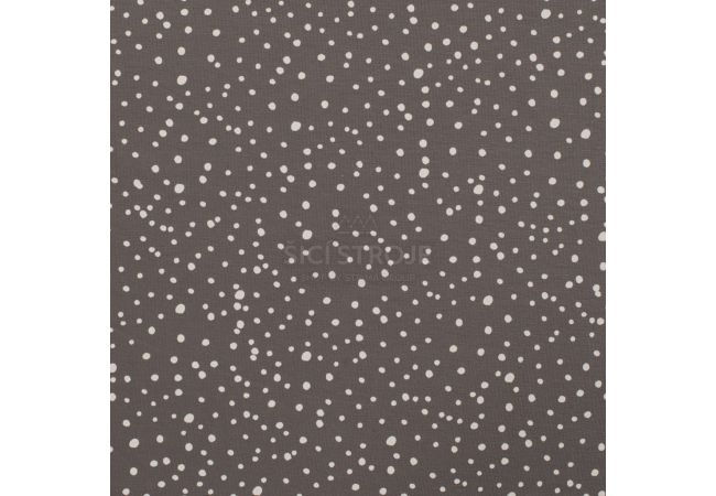 Cotton/EA Jersey - Dots, Dark Grey