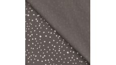 Cotton/EA Jersey - Dots, Dark Grey