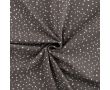 Cotton/EA Jersey - Dots, Dark Grey