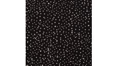 Cotton/EA Jersey - Dots, Black/White