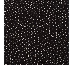 Cotton/EA Jersey - Dots, Black/White