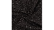 Cotton/EA Jersey - Dots, Black/White