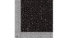 Cotton/EA Jersey - Dots, Black/White