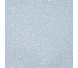 Cotton/EA Jersey - Dots, Dusty Blue