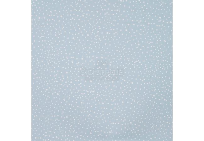 Cotton/EA Jersey - Dots, Dusty Blue