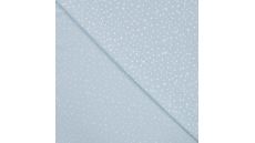 Cotton/EA Jersey - Dots, Dusty Blue