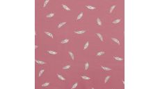 Cotton/EA Jersey - Feathers, Old Rose