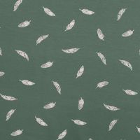 Cotton/EA Jersey - Feathers, Dusty Green