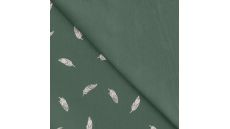 Cotton/EA Jersey - Feathers, Dusty Green