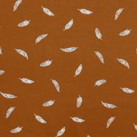 Cotton/EA Jersey - Feathers, Caramel