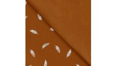 Cotton/EA Jersey - Feathers, Caramel