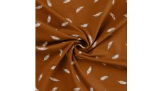 Cotton/EA Jersey - Feathers, Caramel