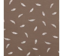 Cotton/EA Jersey - Feathers, Taupe