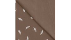 Cotton/EA Jersey - Feathers, Taupe