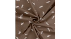 Cotton/EA Jersey - Feathers, Taupe