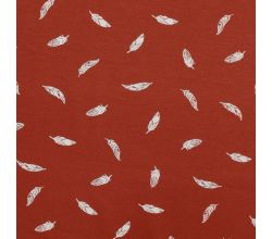 Cotton/EA Jersey - Feathers, Stone