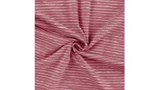 Cotton/EA Jersey - Stripe, Old Rose