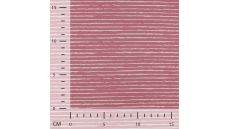 Cotton/EA Jersey - Stripe, Old Rose