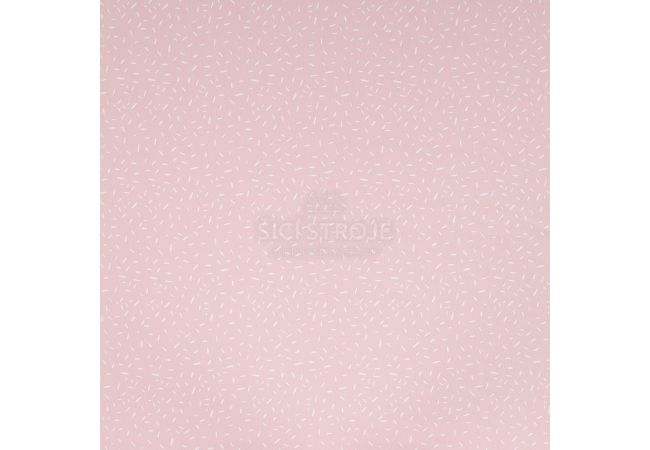 Cotton/EA Jersey - Confetti, Baby Rose