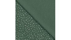 Cotton/EA Jersey - Confetti, Dusty Green