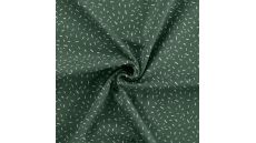 Cotton/EA Jersey - Confetti, Dusty Green