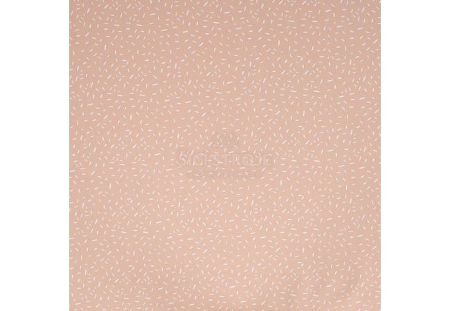 Cotton/EA Jersey - Confetti, Dusty Salmon