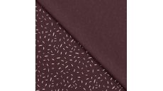 Cotton/EA Jersey - Confetti, Mauve