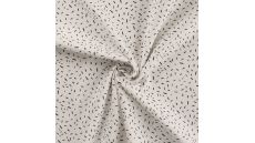 Cotton/EA Jersey - Confetti, White
