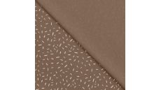 Cotton/EA Jersey - Confetti, Taupe