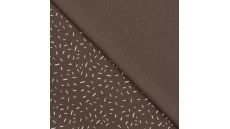 Cotton/EA Jersey - Confetti, Dusty Brown