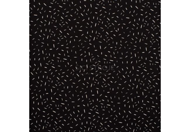 Cotton/EA Jersey - Confetti, Black/White