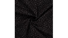 Cotton/EA Jersey - Confetti, Black/White