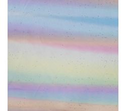 Soft Tulle Rainbow & Foil - Rainbow Stripe & Glitter