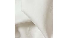 Cotton Poplin Embroidery - Elephants, Ecru