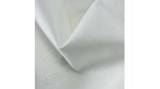Cotton Poplin Embroidery - Rainbow, White