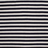 Yd Stripe - Navy/White 1 cm