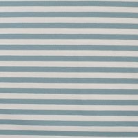 Yd Stripe - Dusty Mint/White 1 cm