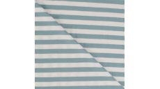 Yd Stripe - Dusty Mint/White 1 cm