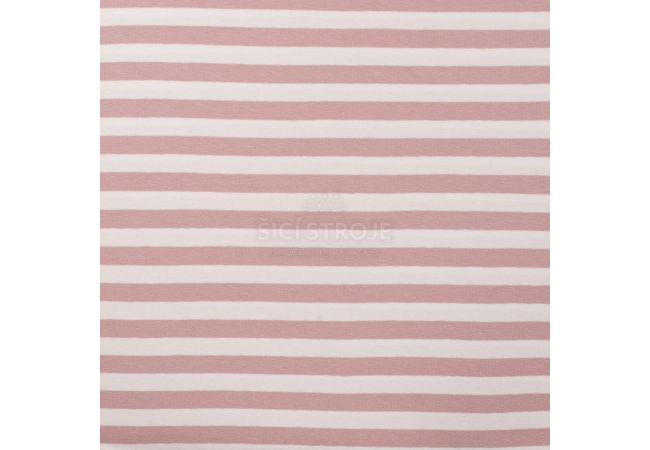 Yd Stripe - Nude/White 1 cm