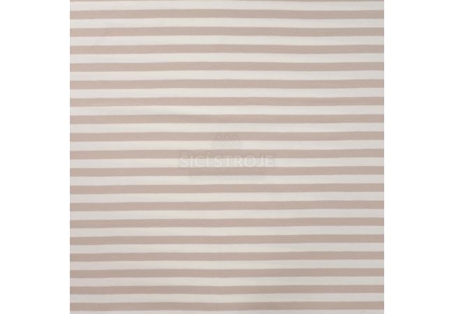 Yd Stripe - Sand/White 1 cm