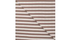 Yd Stripe - Taupe/White 1 cm