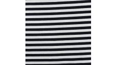 Yd Stripe - Black/White 1 cm