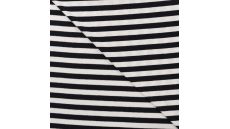 Yd Stripe - Black/White 1 cm